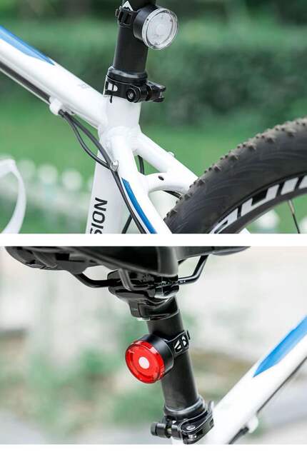 Bicycle Night Riding Light Mountain Road Bike Tail Light Night Riding Light Bicycle Warning Light Cycling Round Tail Light detail 12