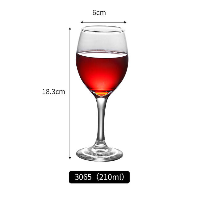 Wholesale Glass Red Wine Glass Goblet Wine Glass Household Hotel Banquet Red Wine Set detail 7