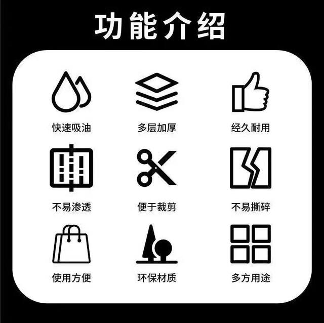 Range Hood Oil Absorbing Cotton Strip Kitchen Household Waterproof Oil-proof Sticker Range Hood Oil Tank Blue Film Special Paper detail 5