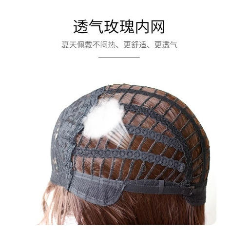 Xuchang Wig Full Head Cover Long Black Long Straight Curly Hair Full Head 85cm Natural jk Less lolita Full Head Cover Style detail 7
