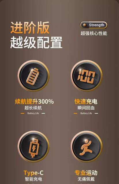 Bluetooth Headset Berlin Sound Ultra-Long Battery Life Neck Hanging In-Ear Noise Reduction Wireless Sports Running Stereo detail 5