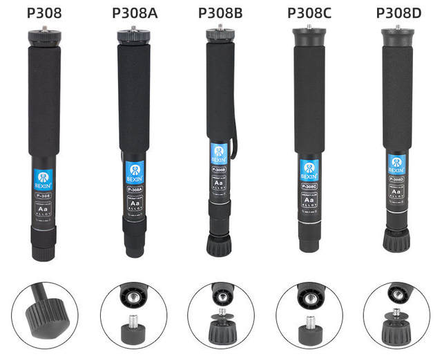 Wholesale Aluminum Alloy Monopod Telescopic Rod for Photography, Industrial Equipment Stabilizer, Extension Rod, Extended Stand detail 8
