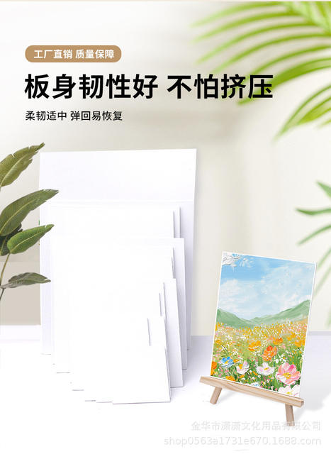 Cross-border art students special oil drawing board cotton acrylic drawing board sketching DIY beginners practice painting hand-painted board detail 4