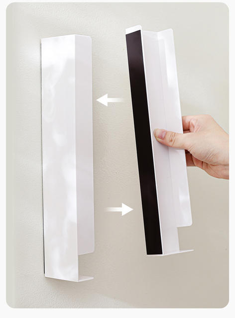 Magnetic Suction Tissue Storage Box, Wall-Mounted, Detachable Small Pack Tissue and Napkin Storage Rack, Automatic Refill Tissue Holder detail 8