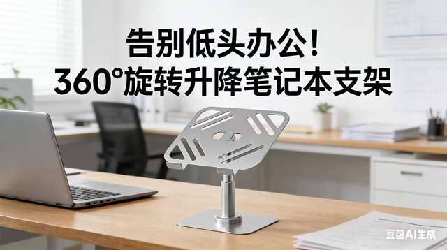 Adjustable 360-Degree Rotating Laptop and Tablet Stand, Desktop Monitor Folding Cooling Bracket detail 4