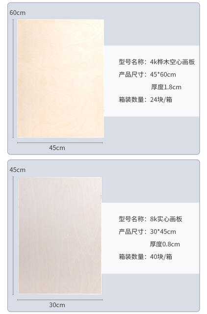 4k sketching drawing board student sketch portable basswood hollow solid 8k double-sided drawing board 2k art drawing board detail 7