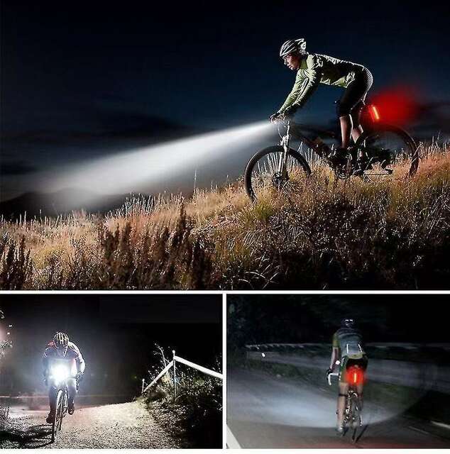 In-Stock Wholesale Bicycle Light Type-C Charging 3Led Outdoor Night Riding High-Brightness Mountain Bike Front Light detail 11