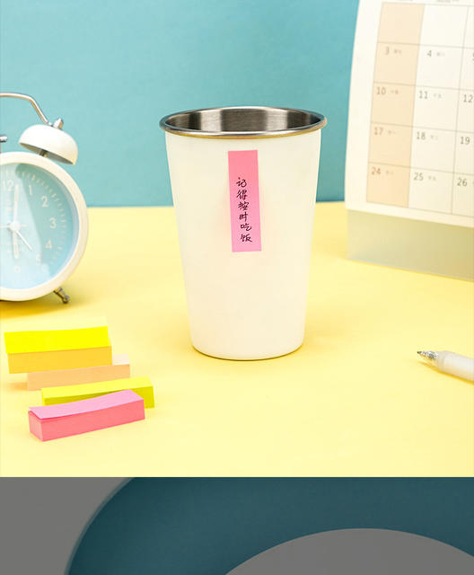 Deli Stationery 7154 Fluorescent Sticky Notes Colorfulful Notice Stickers 5 Colorfuls Handy Note Notes N Times Sticky Notes Paper detail 8