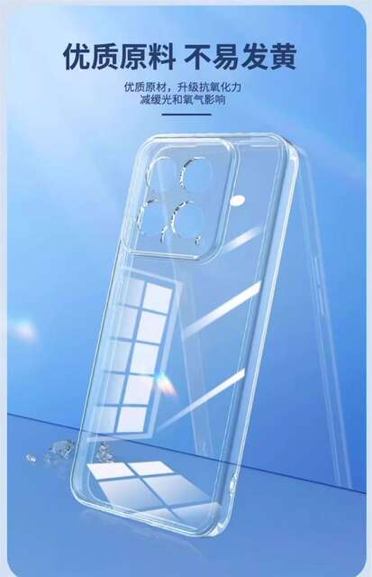 Suitable for Xiaomi 14 Shell Mi14Pro Transparent Shell Lens All-Inclusive Ultra-Thin Silicone Soft Shell Men's Anti-Fall Women's Protective Cover detail 7