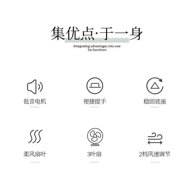 Electric Fan for Student Dormitory Bed, Small Fan for Mini Office, Desktop, Bedside, Silent, Portable detail 9