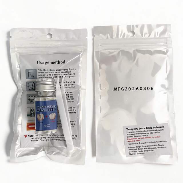 Cross-Border Export Oral Care Kit Denture Resin Teeth Missing Teeth Front Teeth Gaps Tooth Holes Braces Material Glue