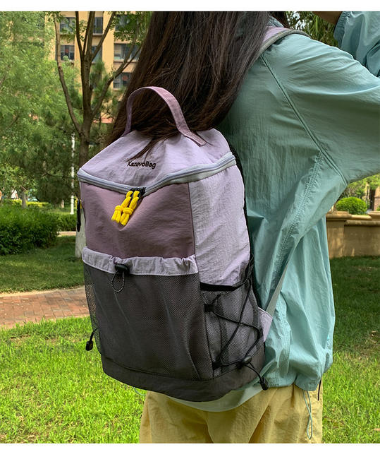 New Korean-Style Casual Sports Backpack, Outdoor Backpack, Hiking and Mountaineering Large-Capacity Travel Bag, Lightweight Commuting Bag detail 10