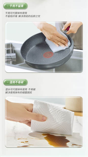 Xinxiangyin Kitchen Paper Hanging Type Kitchen Hanging Tissue Absorbent Water and Oil Double-Layer Thickened Water-Resistant Wholesale Selection detail 11