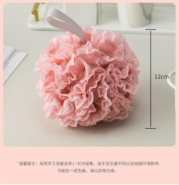 High-End Large 60g Lace Bath Flower Ball, Non-Scattering Bath Sponge, Bath Flower for Men and Women, Bubble Bath Magic Tool detail 5