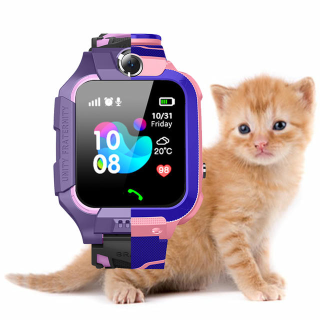 Spot supply explosions Q9 elderly children with touch screen camera S4 generation smart children positioning phone watch detail 6
