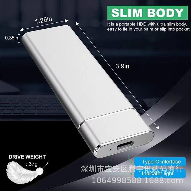 Factory Wholesale SSD Mobile Solid State Disk 1TB Cross-border Expansion Upgrade 4TB2TB Portable Mobile Solid State Drive detail 1