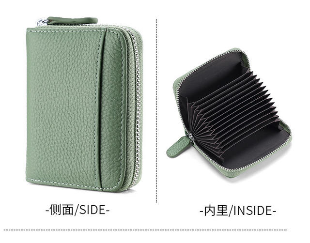 Rfid Genuine Leather Card Holder, Anti-Theft Credit Card Coin Wallet, Card Holder, Business Card Holder, Coin Purse, Accordion Card Holder detail 8
