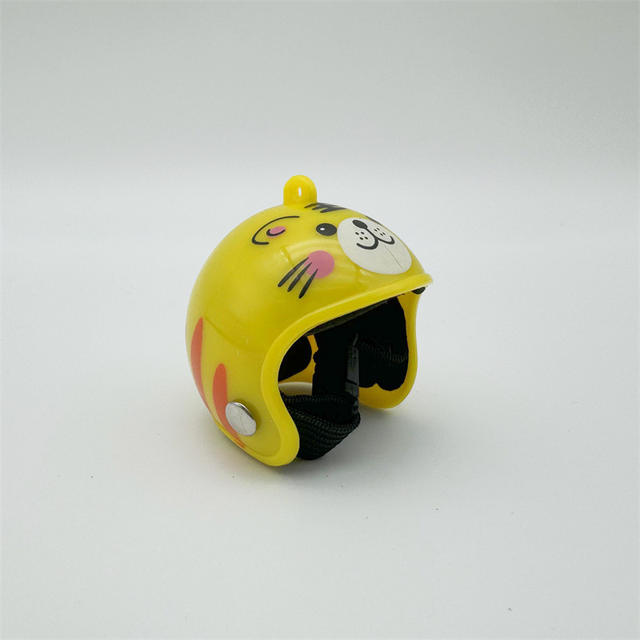 Little Yellow Duck Helmet Wholesale Bicycle Cycling Wind Duck Ornaments Cartoon Text Pattern Popular Same Style Duck detail 5