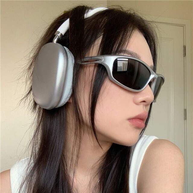 Headphone Photo Props Internet Celebrity Selfie Headphone Model American Japanese Jk Girl Outdoor Photo Decoration detail 7