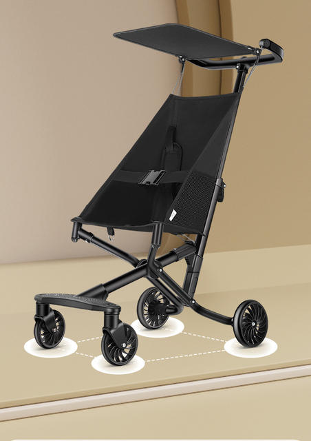 Little Tiger Style Baby Stroller, a Must-Have for Taking Your Baby Out, One-Touch Folding, Simple and Lightweight Pocket Stroller detail 5