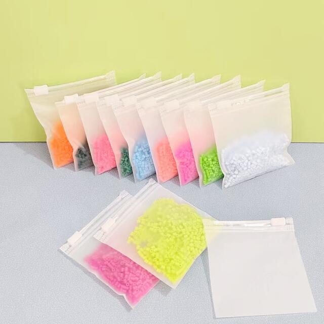 8*8 Bead Sorting Storage Bags Wholesale, Frosted Zipper Bags DIY Bead Refill Packs, Sorting Bags for Finished Products detail 7