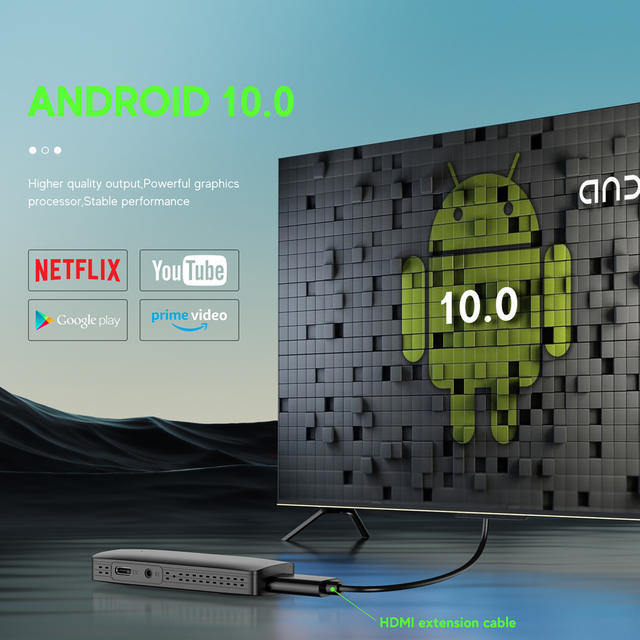 Foreign Trade ATV D6 TVSti Android Network Player 4K HD Display Dual Frequency WIFI Connection Quanzhi H313 detail 5