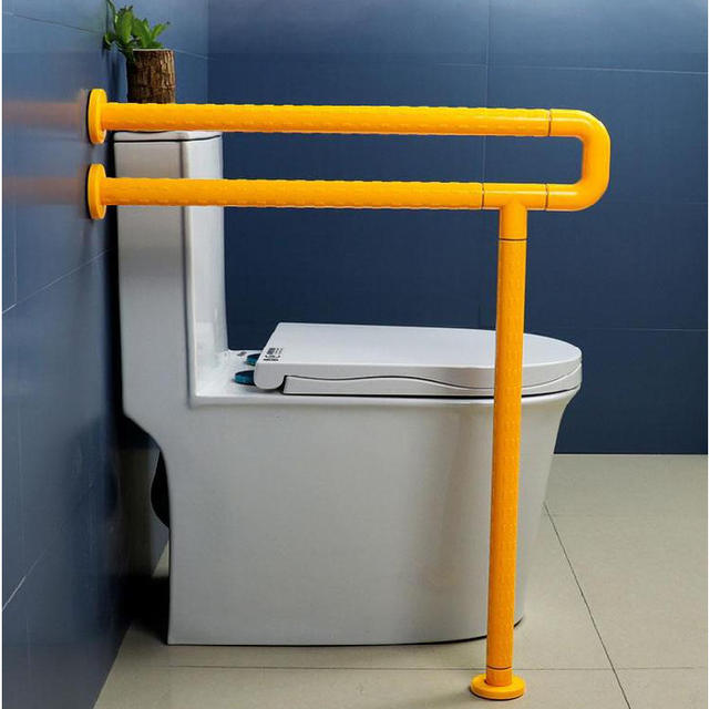 Barrier-Free U-Shaped Stainless Steel Handrails Bathroom Suitable for Aging Toilet Handrails Floor-Standing Non-Slip Handles for Pregnant Women and Disabled People detail 3