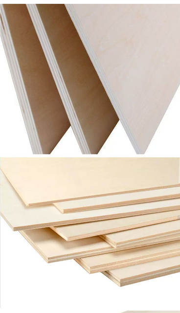 Basswood 3mm Plywood Craft Board Laser-Cut Laminated Board with Plastic-Sealed Packaging Multi-Layer Board Wood Veneer Board detail 7