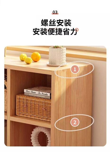 Low Cabinet Storage Cabinet Bookshelf Storage Rack Floor-Standing Bookcase Home Storage Cabinet Layered Rack Eight-Compartment Cabinet Grid Cabinet detail 7