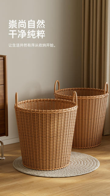 Dirty Laundry Basket for Home Use, High Aesthetic Value, Light Luxury Style, High-End Feel, Large Capacity, Toy Storage Bin detail 12