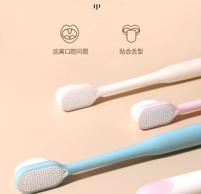 Lechi 2-Pack Macaron Soft-Bristle Toothbrush Couple's Version, High-Density Antibacterial Soft Bristles for Pregnant Women and Postpartum Use detail 9