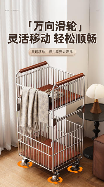 Large Capacity Household Dirty Laundry Basket for Bathroom, Portable Laundry Hamper for Changing Clothes Storage detail 8