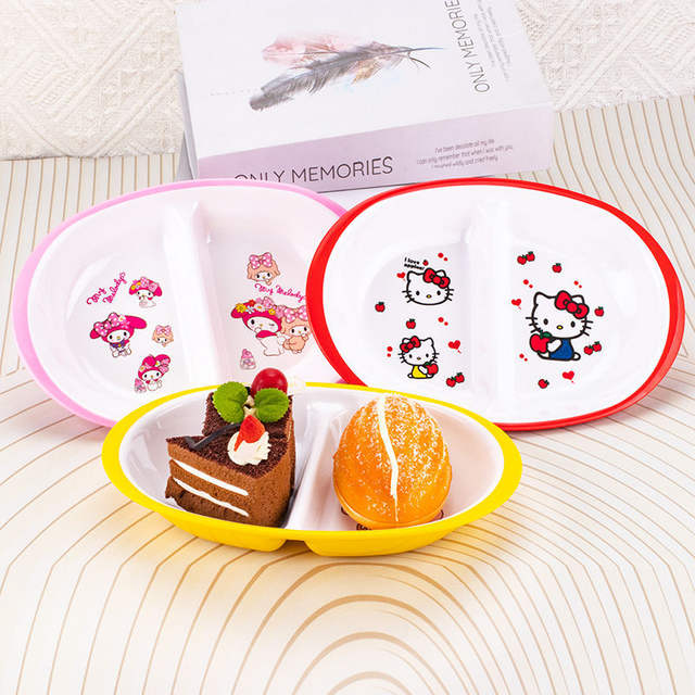 Cute Household Dish Plate Children's Dinner Plate Baby Snack Plate Special Fry Plate for Fruit Snack Plate detail 8