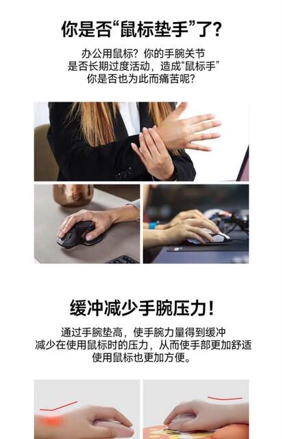 New Cartoon Dachshund Wrist Mouse Pad Girls Wrist Pad Dirty Resistant Office Laptop Keyboard Hand Rest detail 3