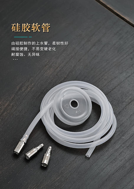 304 Stainless Steel Tea Set Accessories Water Pipe Weighted Countersunk Head Water-Absorbing Kettle Bottled Water Pumping Hose Countersunk Head detail 12