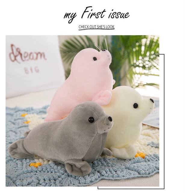 Polar Ocean Underwater World Simulation Seal Sea Lion Doll Plush Toy Doll Zoo Aquarium Activities detail 10