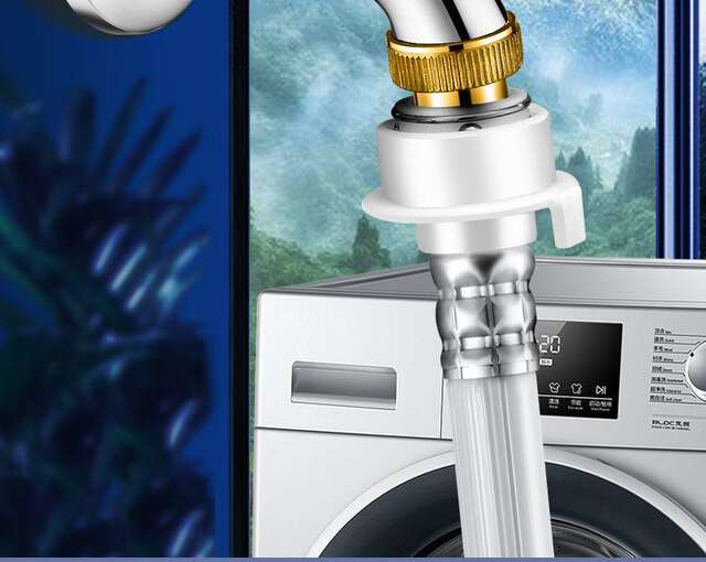 Wholesale Washing Machine Faucet for Home Use, 4-Point Universal Explosion-Proof, Frost-Proof, Thickened Mop Sink Single Cold Quick-Open Faucet detail 4