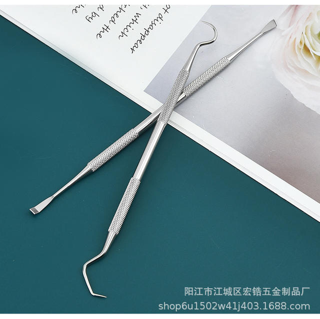 Spot Stainless Steel Dentist Oral Tools Cleaning Tooth Stones Removal Tartar Dental Laparoscopic Care Kit detail 12