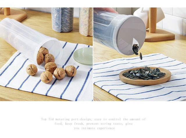 Noodles Storage Box Coarse Cereal Noodles Storage Tank Food Grade Sealed Tank Storage Tank Kitchen Spaghetti Box detail 9