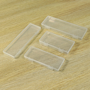 Rectangular transparent storage box with lid pp box transparent plastic box wholesale packaging box within 150mm long detail 5