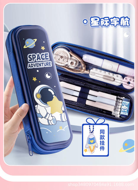 Cartoon Pencil Case for Men and Women Pencil Bag First Grade Large Capacity Pencil Case detail 11