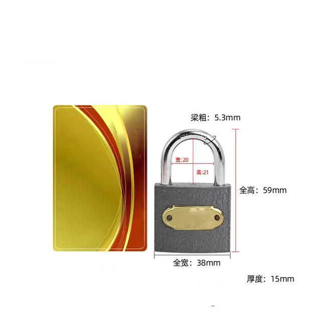 Wholesale Ring-Shaped Iron Padlock, Single-Bar Padlock, Iron Padlock, Gray Lock for Home Use, Student Dormitory Lock, Safe and Anti-Theft detail 8