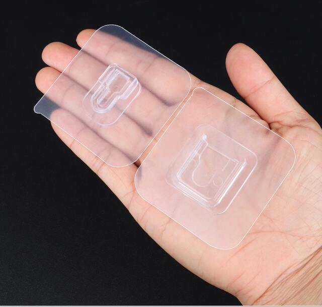 No Punching Hook Fixed Strong Multi-Functional Household Thickeneded Patch Acrylic Buckle Traceless Sticker Storage Rack detail 9