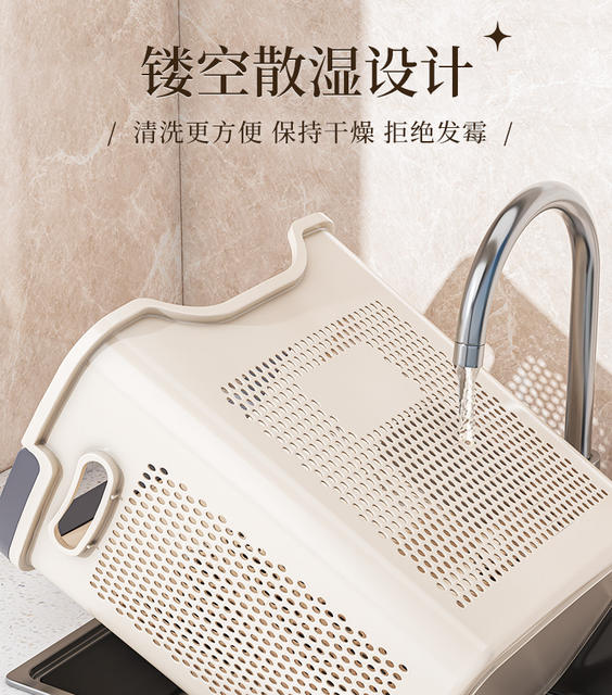 Dirty Laundry Basket for Home Use, Large Capacity Laundry Hamper for Bathroom, Toilet, and Shower, with Compartments for Organizing Clothes detail 6