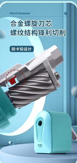 Pencil Sharpener for Primary School Students, Large Diameter Pencil Sharpener, Durable Thick Rod, Large Triangular Pencil Hole Pen, Pencil Sharpener detail 3
