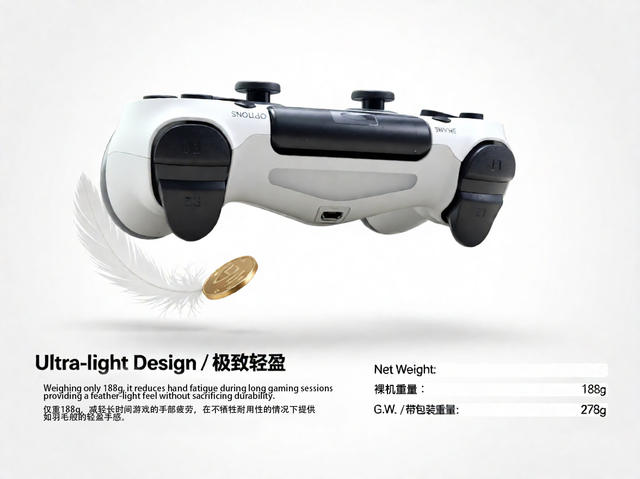 P4 Game Controller Us Version Dual Vibration Wireless Bluetooth P4 European Version P4 Steam Dual Vibration Game Controller detail 3