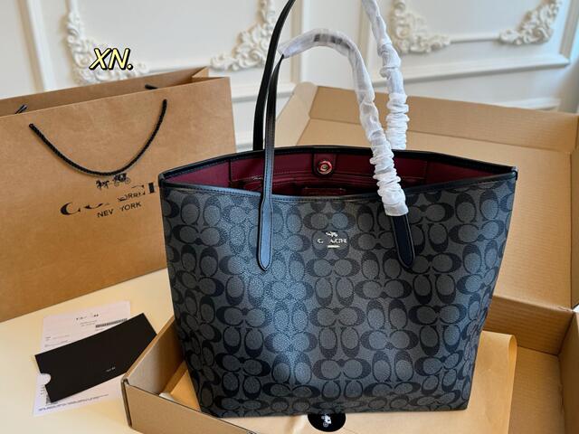 Koujia High-Quality Genuine Leather Women's Bag City33 Tote Bag Monogram Shoulder Bag Large Capacity Shopping Bag Mommy Bag detail 2