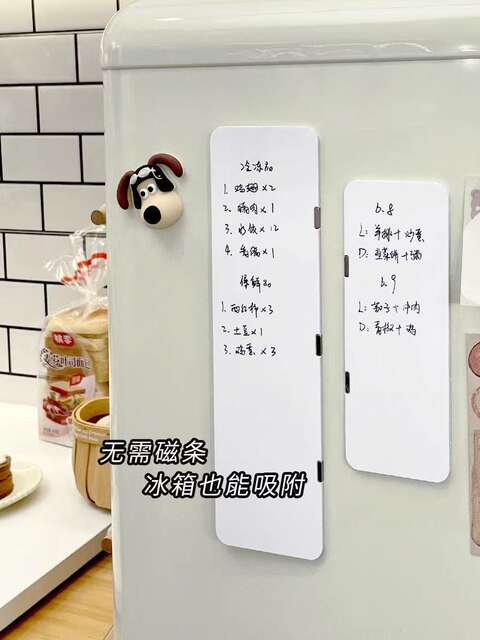 Magnetic Adhesive Note Board on the Side of the Computer Screen, Erasable Display-Side Memo Board, Reminder Board detail 5
