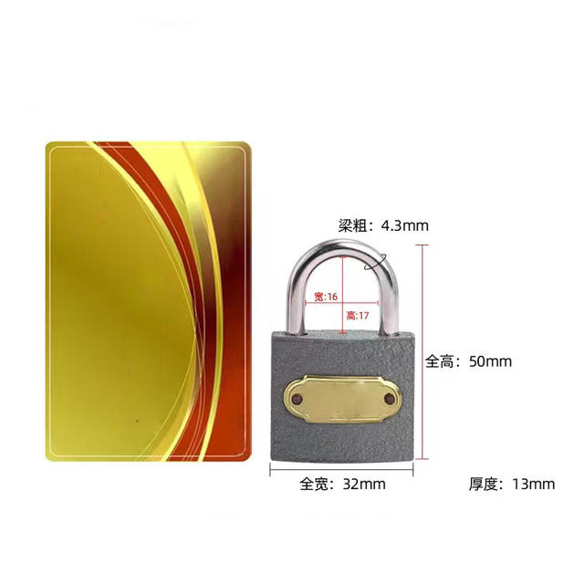 Wholesale Ring-Shaped Iron Padlock, Single-Bar Padlock, Iron Padlock, Gray Lock for Home Use, Student Dormitory Lock, Safe and Anti-Theft detail 7