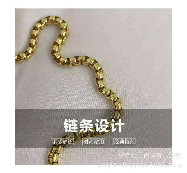 2026 New Women's Fashion Chain Bag, Solid Color Small Square Bag, Wholesale Handbag, Casual Versatile Shoulder Crossbody Bag detail 4